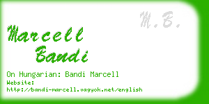 marcell bandi business card